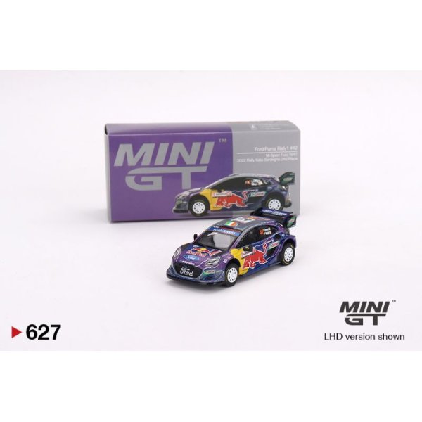 画像1: MINI GT 1/64 Ford Puma Rally1 Rally Italy Sardinia 2022 2nd place winner #42 M-Sport Ford WRT (LHD)