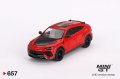 MINI GT 1/64 Lamborghini Urus Performance Rosso Mars (RHD)