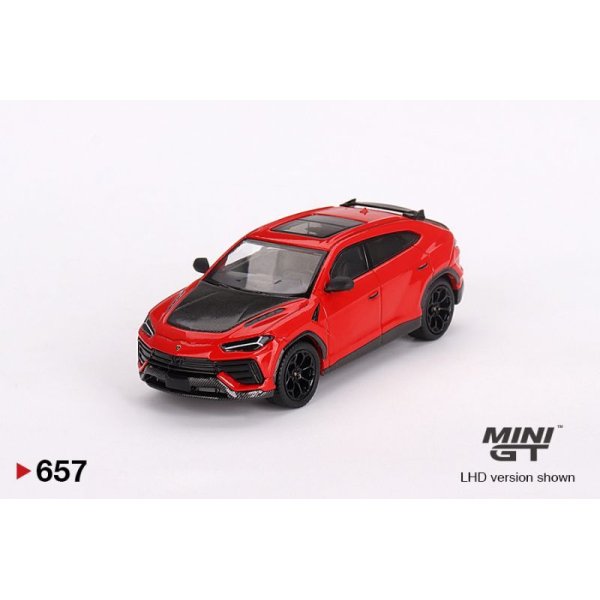 画像1: MINI GT 1/64 Lamborghini Urus Performance Rosso Mars (RHD)