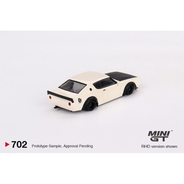 画像3: MINI GT 1/64 Nissan Skyline Kenmeri Liberty Walk White (RHD)