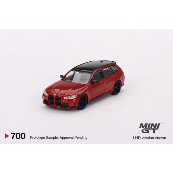 画像1: MINI GT 1/64 BMW M3 Competition Touring (G81) Toronto Red Metallic (RHD)