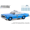 GREEN LiGHT 1/64 Hot Pursuit - 1977 Plymouth Fury New York City Police Dept (NYPD) w/NYPD Squad Number Decal