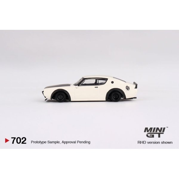 画像4: MINI GT 1/64 Nissan Skyline Kenmeri Liberty Walk White (RHD)