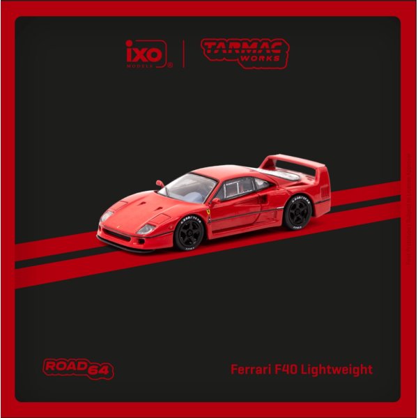 画像1: Tarmac Works 1/64 Ferrari F40 Lightweight Red