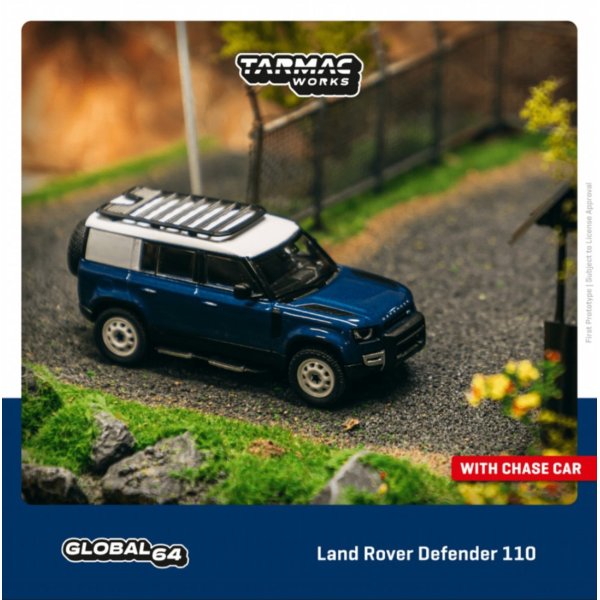 画像1: Tarmac Works 1/64 Land Rover Defender 110 Blue