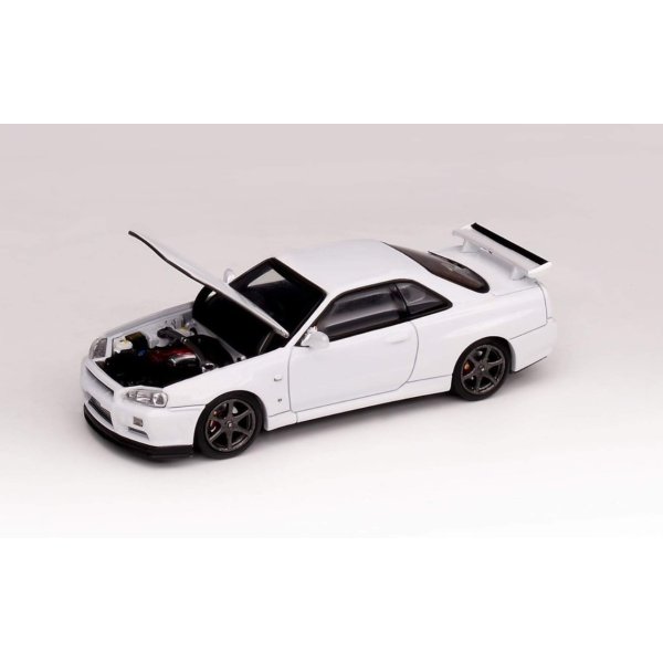 画像2: MOTORHELIX 1/64 Nissan Skyline GT-R R34 V Spec II Pearl White