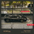 Tarmac Works 1/64 Pagani Utopia - CARBON FIBER EDITION Black Carbon Fiber