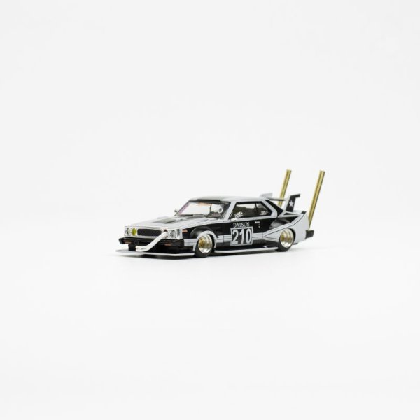 画像2: POP RACE 1/64 SKYLINE C210 BOSOZOKU STYLE MATT BLACK