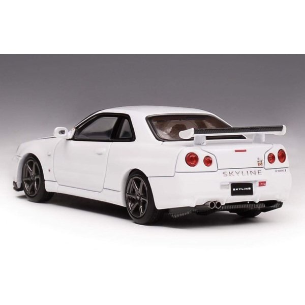 画像3: MOTORHELIX 1/64 Nissan Skyline GT-R R34 V Spec II Pearl White