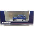 Hi Story 1/43 MITSUBISHI PAJERO MINI VR-II (1994) Mariana Blue/Symphonic Silver