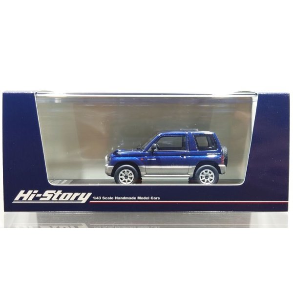 画像1: Hi Story 1/43 MITSUBISHI PAJERO MINI VR-II (1994) Mariana Blue/Symphonic Silver