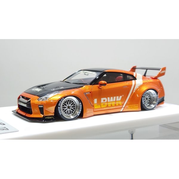 画像1: EIDOLON 1/43 LB WORKS R35 GT-R Type 1.5 (LB Shilhouette Wing) Arancio Pearl Limited 32 pcs.