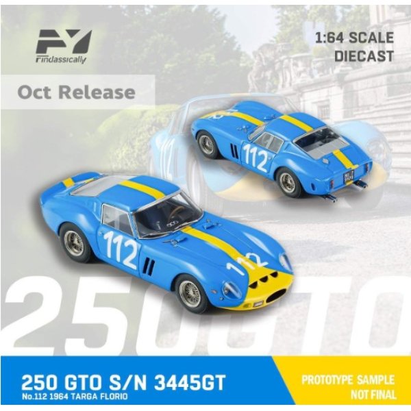 画像5: Finclassically 1/64 250 GTO S/N 3445GT 1964 TARGA FLORIO #112