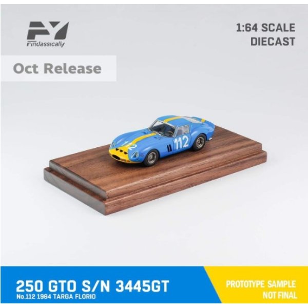 画像4: Finclassically 1/64 250 GTO S/N 3445GT 1964 TARGA FLORIO #112