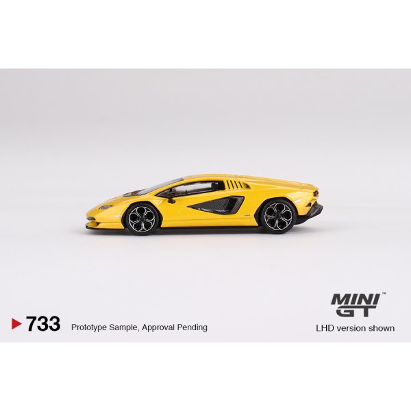 画像3: MINI GT 1/64 Lamborghini Countach LPI 800-4 New Giallo Orion Yellow (LHD) [Blister Packaging]