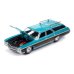 画像2: auto world 1/64 1970 Chevy Kingswood Estate Wagon Turquoise/Woody (2)