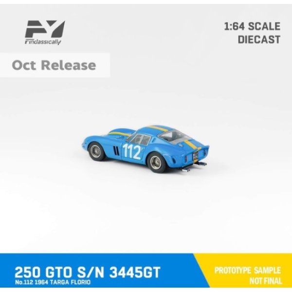 画像2: Finclassically 1/64 250 GTO S/N 3445GT 1964 TARGA FLORIO #112