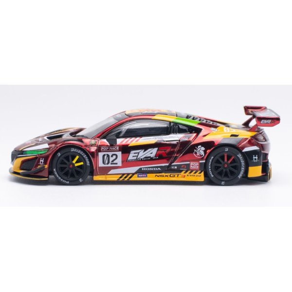 画像2: POP RACE 1/64 HONDA NSX GT3 EVO22 EVA RT PRODUCTION MODEL-02