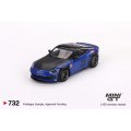 MINI GT 1/64 Nissan Z LB★NATION WORKS Seiran Blue (LHD) [Blister Packaging]