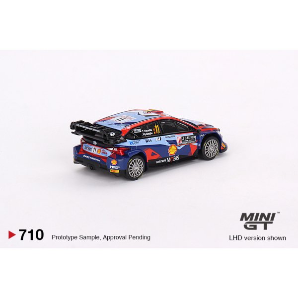 画像2: MINI GT 1/64 Hyundai i20 N Rally1 Monte Carlo Rally 3rd place car #11 (LHD)