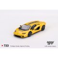 MINI GT 1/64 Lamborghini Countach LPI 800-4 New Giallo Orion Yellow (LHD) [Blister Packaging]