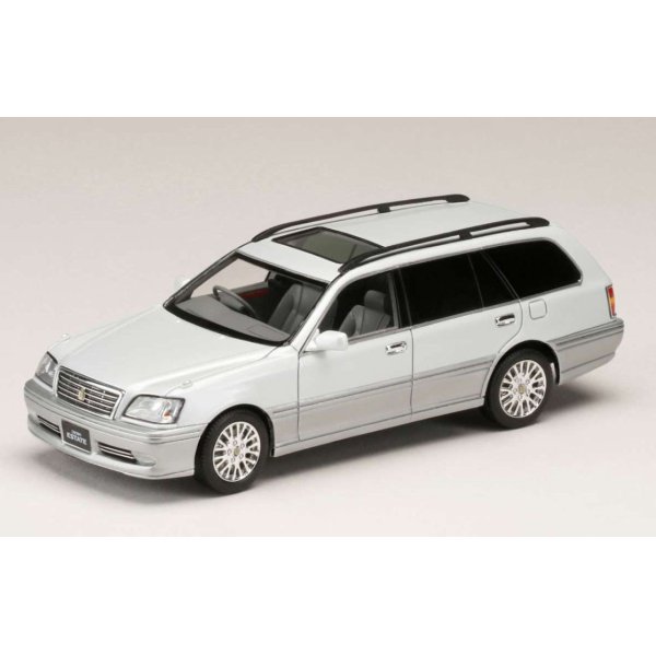 画像2: Hobby JAPAN 1/43 Toyota Crown Estate 3.0 Royal Saloon Frosty White Toning (2 Tone)