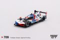 MINI GT 1/64 BMW M Hybrid V8 IMSA Sebring 12 Hours 2023 2nd place car #25 BMW M Team RLL