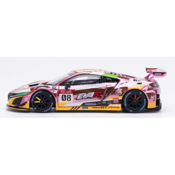 画像2: POP RACE 1/64 HONDA NSX GT3 EVO22 EVA RT PRODUCTION MODEL CUSTOM TYPE-08