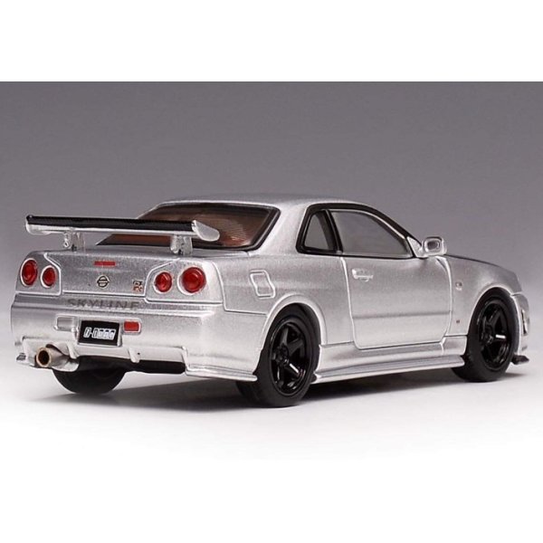 画像2: MOTORHELIX 1/64 Nissan Skyline GT-R R34 Z-TUNE Z-Tune Silver