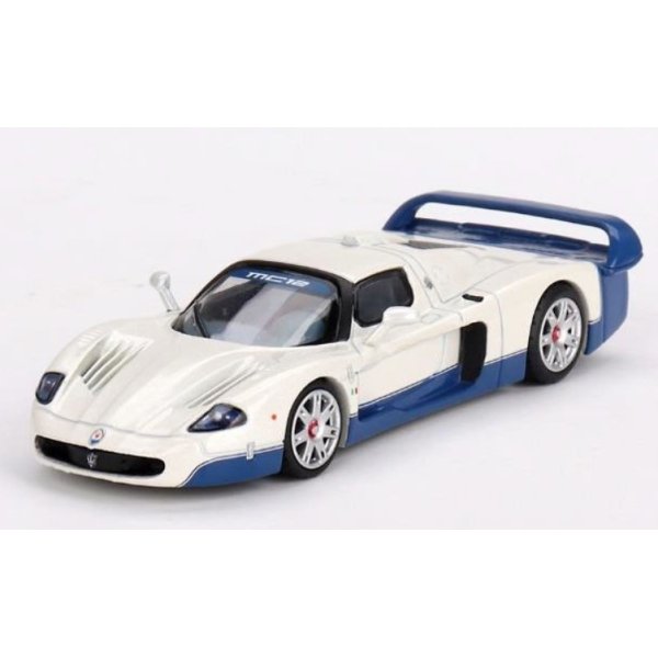 画像1: BBR Models 1/64 Maserati MC12 Stradale White