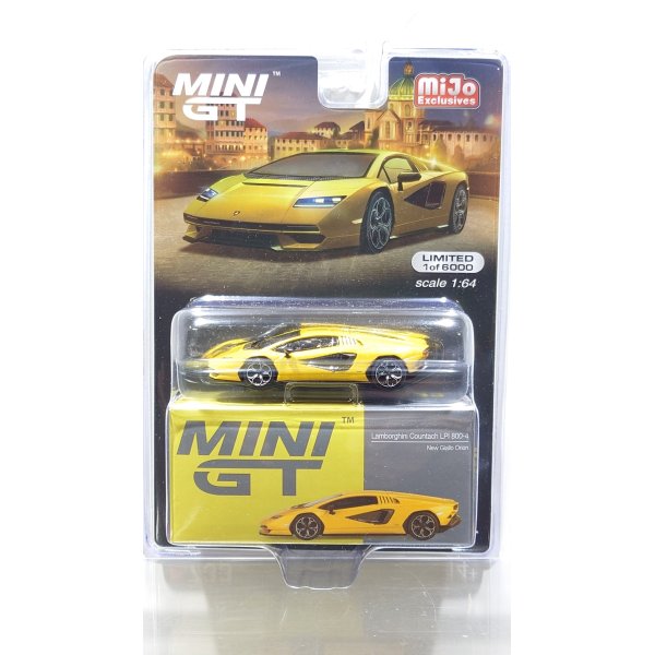 画像4: MINI GT 1/64 Lamborghini Countach LPI 800-4 New Giallo Orion Yellow (LHD) [Blister Packaging]