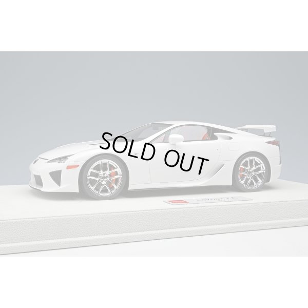 画像1: EIDOLON 1/18 Lexus LFA 2010 Rear Wing up Whitest White Limited 50 pcs.