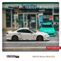 Tarmac Works 1/64 VERTEX Nissan Silvia S15 White Metallic