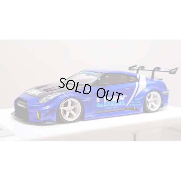 画像1: EIDOLON 1/43 LB Silhouette WORKS GT 35GT-RR (GT Wing Version) Lobellia Blue Limited 30 pcs.