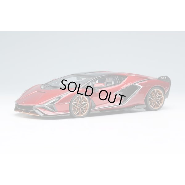 画像2: EIDOLON COLLECTION 1/43 Lamborghini Sian FKP 37 2019 with Stripe Rosso Efesto Limited 60 pcs.