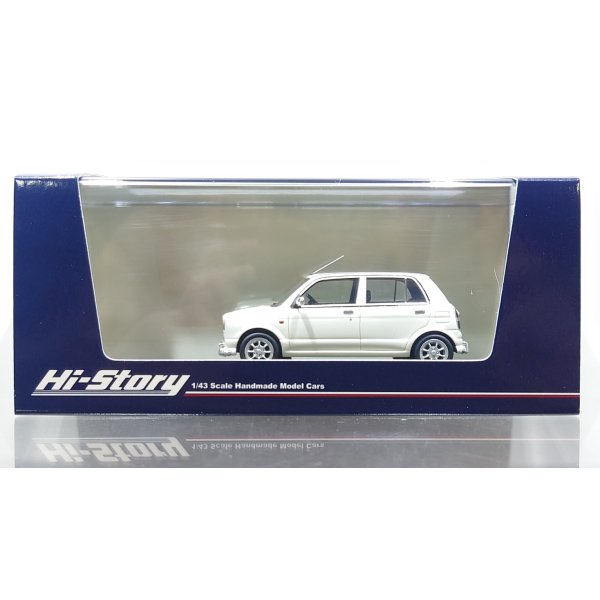 画像1: Hi Story 1/43 DAIHATSU Mira Gino 5DOOR (2000) Pearl White