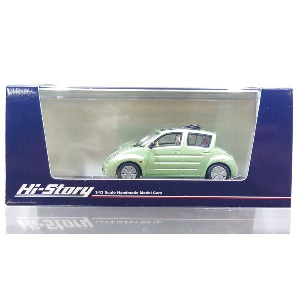 画像1: Hi Story 1/43 Toyota WiLL Vi (2000) Yellow Green Metallic Opal