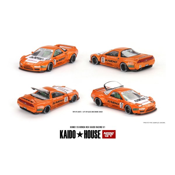 画像2: MINI GT 1/64 Honda NSX Kaido Racing V1 (LHD)