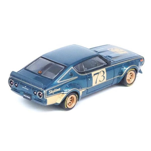 画像3: INNO Models 1/64 Nissan Skyline 2000 GT-R (KPGC110) Racing Concept Green