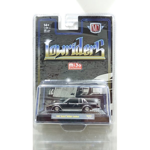 画像1: M2 Machines 1/64 1987 Buick Regal Limited Lowrider Black