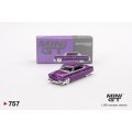 MINI GT 1/64 Lincoln Capri Hot Rod 1954 Metallic Purple (LHD)