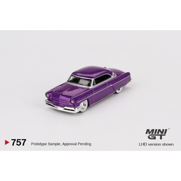 画像2: MINI GT 1/64 Lincoln Capri Hot Rod 1954 Metallic Purple (LHD)