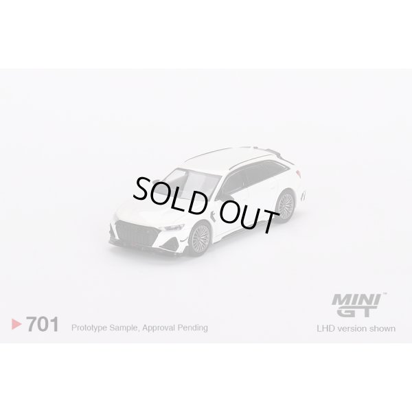 画像2: MINI GT 1/64 Audi ABT RS6-R Glacier White Metallic (RHD)