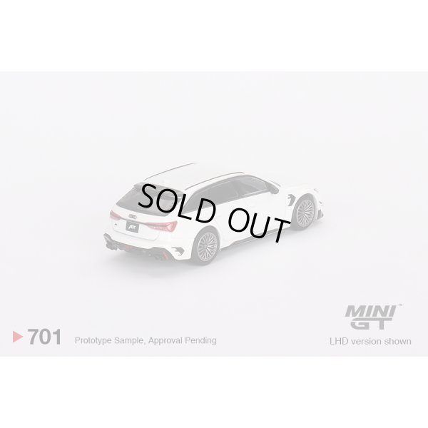 画像3: MINI GT 1/64 Audi ABT RS6-R Glacier White Metallic (RHD)