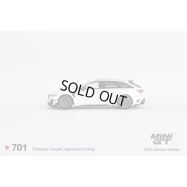 画像4: MINI GT 1/64 Audi ABT RS6-R Glacier White Metallic (RHD)