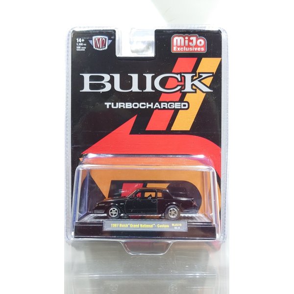 画像1: M2 Machines 1/64 1987 Buick Grand National Custom Black