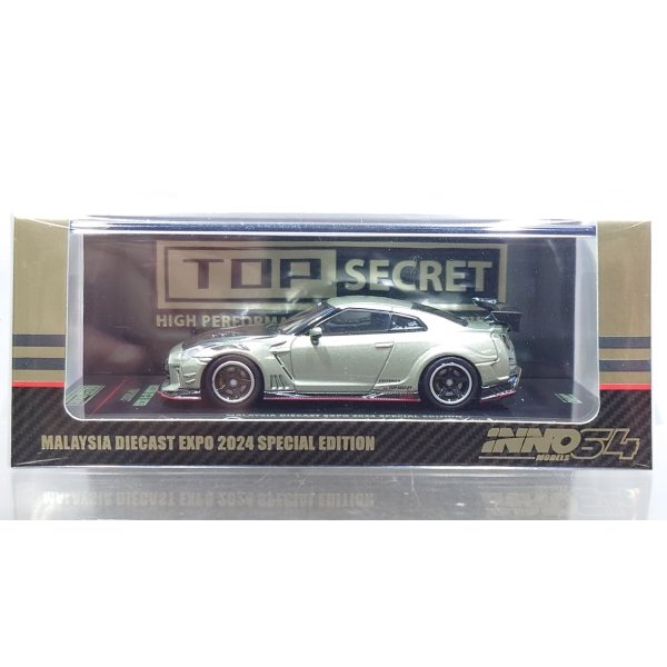 画像1: INNO Models 1/64 Nissan Skyline GT-R (R35) "TOP SECRET" Malaysia Diecast Expo 2024 Event Limited Model