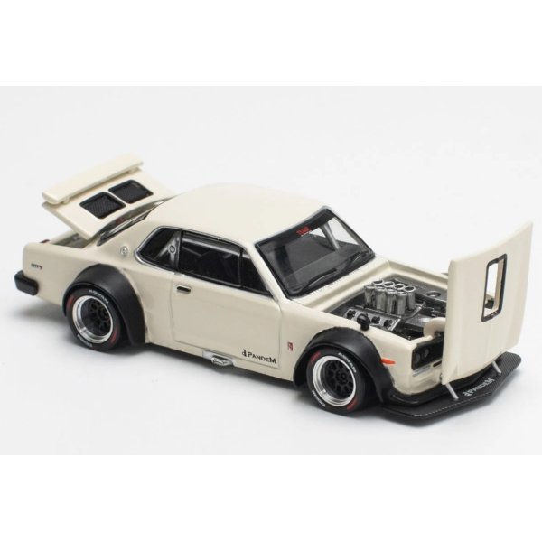 画像1: POP RACE 1/64 SKYLINE GT-R V8 DRIFT WHITE