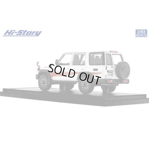 画像5: Hi Story 1/43 Toyota LAND CRUISER 70 AX (2023) Super White II with Stripe Tape