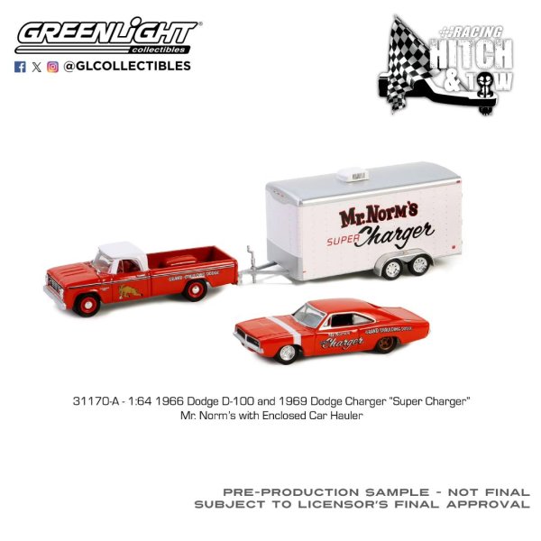 画像2: GREEN LiGHT 1/64 Racing Hitch & Tow Series 5